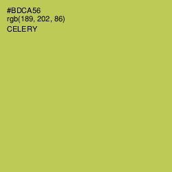#BDCA56 - Celery Color Image