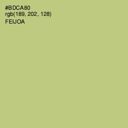 #BDCA80 - Feijoa Color Image