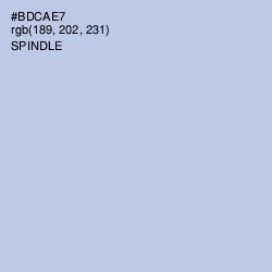 #BDCAE7 - Spindle Color Image