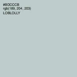 #BDCCCB - Loblolly Color Image