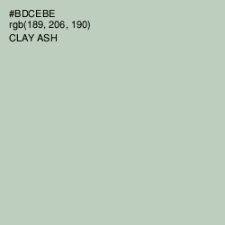 #BDCEBE - Clay Ash Color Image