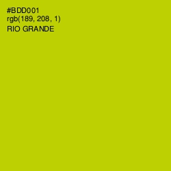 #BDD001 - Rio Grande Color Image