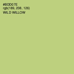 #BDD07E - Wild Willow Color Image