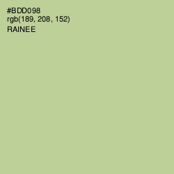#BDD098 - Rainee Color Image
