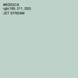 #BDD3CA - Jet Stream Color Image