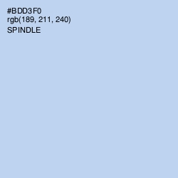 #BDD3F0 - Spindle Color Image