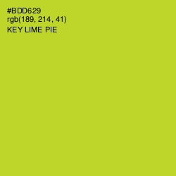 #BDD629 - Key Lime Pie Color Image