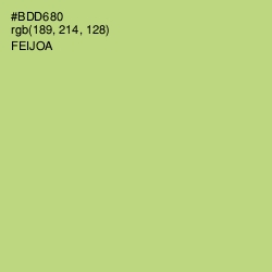 #BDD680 - Feijoa Color Image