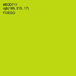 #BDD711 - Fuego Color Image