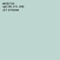 #BDD7D0 - Jet Stream Color Image