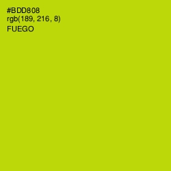 #BDD808 - Fuego Color Image