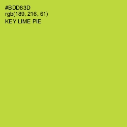 #BDD83D - Key Lime Pie Color Image