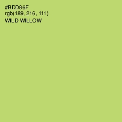 #BDD86F - Wild Willow Color Image