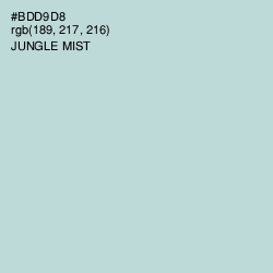 #BDD9D8 - Jungle Mist Color Image