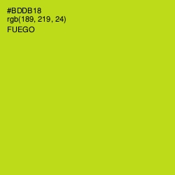 #BDDB18 - Fuego Color Image