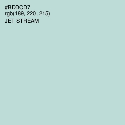 #BDDCD7 - Jet Stream Color Image