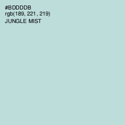 #BDDDDB - Jungle Mist Color Image