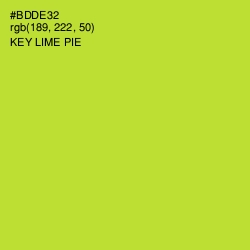 #BDDE32 - Key Lime Pie Color Image