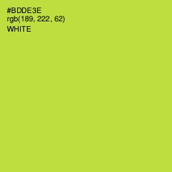 #BDDE3E - Key Lime Pie Color Image