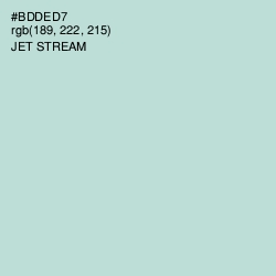 #BDDED7 - Jet Stream Color Image
