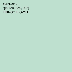 #BDE0CF - Fringy Flower Color Image