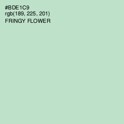 #BDE1C9 - Fringy Flower Color Image