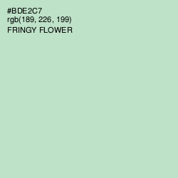 #BDE2C7 - Fringy Flower Color Image