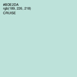 #BDE2DA - Cruise Color Image