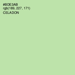 #BDE3AB - Celadon Color Image