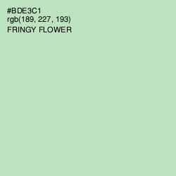#BDE3C1 - Fringy Flower Color Image