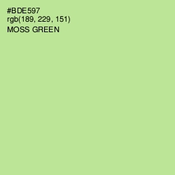 #BDE597 - Moss Green Color Image