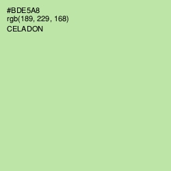 #BDE5A8 - Celadon Color Image