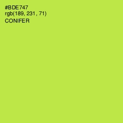 #BDE747 - Conifer Color Image
