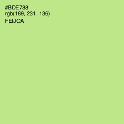 #BDE788 - Feijoa Color Image