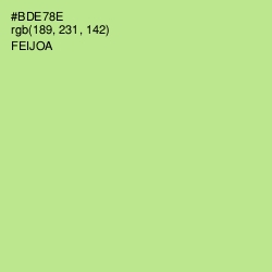 #BDE78E - Feijoa Color Image