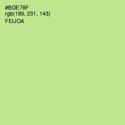 #BDE78F - Feijoa Color Image
