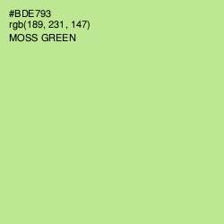 #BDE793 - Moss Green Color Image