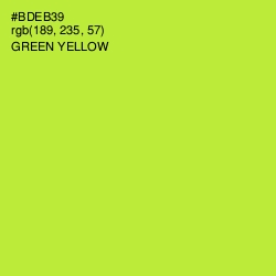 #BDEB39 - Green Yellow Color Image
