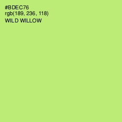 #BDEC76 - Wild Willow Color Image