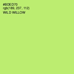 #BDED70 - Wild Willow Color Image