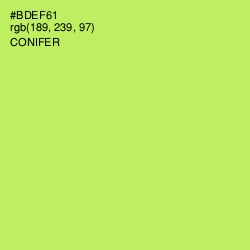 #BDEF61 - Conifer Color Image