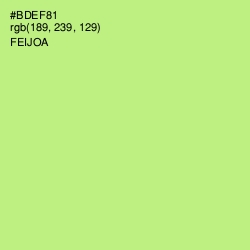#BDEF81 - Feijoa Color Image