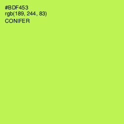 #BDF453 - Conifer Color Image