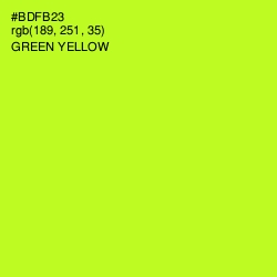 #BDFB23 - Green Yellow Color Image