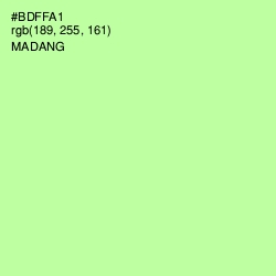 #BDFFA1 - Madang Color Image