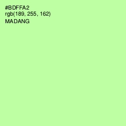 #BDFFA2 - Madang Color Image