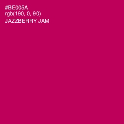 #BE005A - Jazzberry Jam Color Image