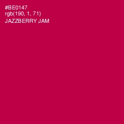 #BE0147 - Jazzberry Jam Color Image