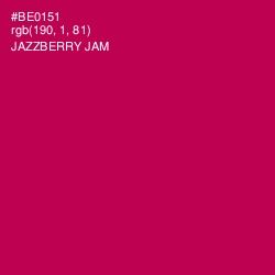 #BE0151 - Jazzberry Jam Color Image