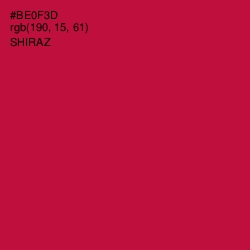 #BE0F3D - Shiraz Color Image